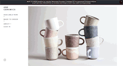 Desktop Screenshot of ankceramics.com